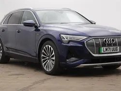 Blue Used 2021 Audi e-tron S-Line SUV | £26,499 (A bit pricey)
