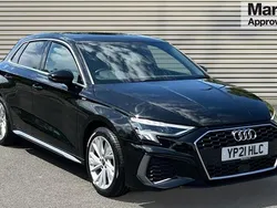 Black Used 2021 Audi A3 e-tron S-Line Hatchback | £19,787 (Fair price)