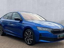 Race blue metallic New 2025 Skoda Octavia SportLine Hatchback | £27,950 (Expensive)