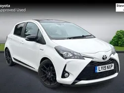 White Used 2019 Toyota Yaris Hybrid Sport Hatchback | £14,182 (Fair price)