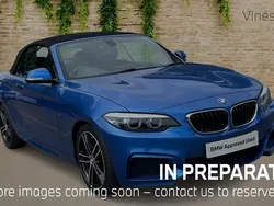 Blue Used 2021 BMW 218 M Sport Cabriolet | £19,938 (Fair price)