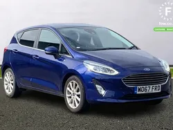 Blue Used 2018 Ford Fiesta Titanium Hatchback | £8,199 (Fair price)