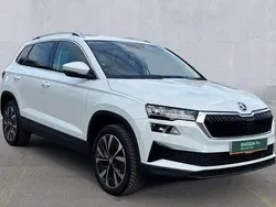 Moon white Used 2024 Skoda Karoq SE L SUV | £23,350 (Good price)