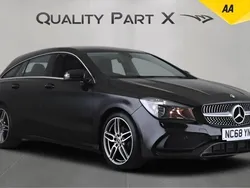 Black Used 2019 Mercedes CLA180 Shooting Brake AMG line Estate | £13,780