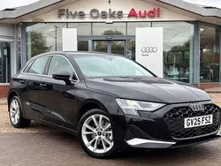 Black New 2025 Audi A3 Sportback e-tron Sport Sedan | £28,990 (Good price)