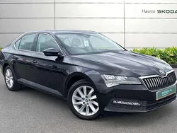 Black magic pearl effect Used 2022 Skoda Superb SE Hatchback | £16,495 (Fair price)
