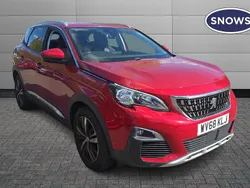Red Used 2018 Peugeot 3008 Allure SUV | £10,700 (Fair price)