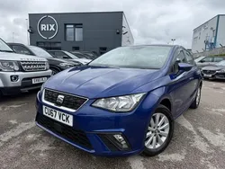 Blue Used 2017 Seat Ibiza SE Hatchback | £7,950 (Fair price)