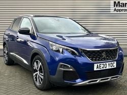 Metallic magnetic blue Used 2020 Peugeot 3008 GT-line Hatchback | £12,524 (Fair price)