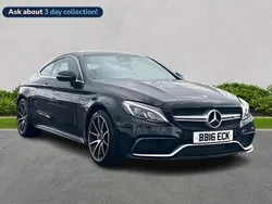 Black Used 2018 Mercedes C63 AMG Premium Coupe | £31,198