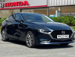 Blue Used 2022 Mazda 3 Inclusive Sedan | £20,058 (Fair price)