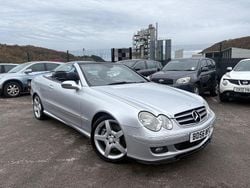 Silver Used 2007 Mercedes CLK350 Cabriolet | £1,999 (Fair price)