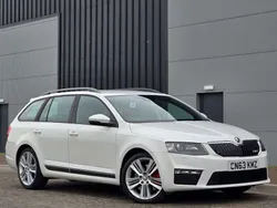 White Used 2013 Skoda Octavia vRS Estate | £10,990