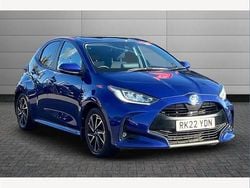 Blue Used 2022 Toyota Yaris Hybrid Design Hatchback | £13,501 (Good price)