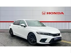 White Used 2023 Honda Civic Advance Hatchback | £25,764 (Fair price)