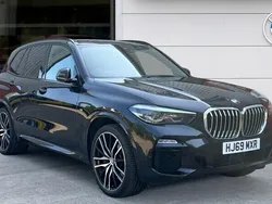 Black Used 2019 BMW X5 M Sport SUV | £37,900 (Fair price)