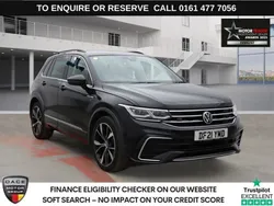 Black Used 2021 VW Tiguan R-line SUV | £19,890 (Good price)