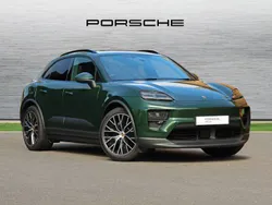 Oak green metallic neo New 2024 Porsche Macan 4 Electric SUV | £75,900