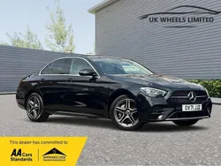 Black Used 2021 Mercedes E300 AMG line Sedan | £24,990 (Fair price)