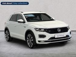 White Used 2018 VW T-Roc R-line SUV | £17,200 (Fair price)