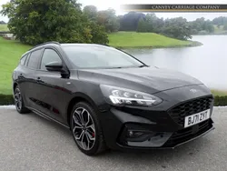Black Used 2021 Ford Focus ST-Line X Estate | £14,300 (Good price)