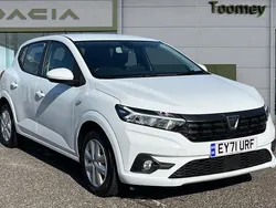 White Used 2022 Dacia Sandero Comfort Hatchback | £9,995 (Fair price)