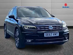 Black Used 2017 VW Tiguan R-line SUV | £16,295 (Fair price)