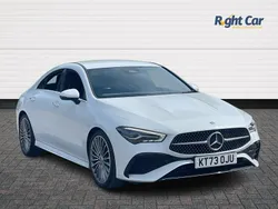 White Used 2023 Mercedes CLA180 AMG Line Premium Sedan | £26,999 (A bit pricey)