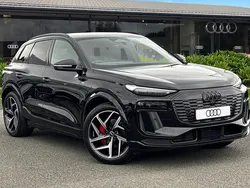 Black New 2025 Audi Q6 e-tron SUV | £66,940 (Good price)
