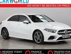 White Used 2021 Mercedes A180 AMG line Sedan | £16,700 (Super price)