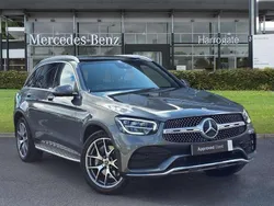 Grey Used 2021 Mercedes GLC220 AMG line SUV | £30,500 (Expensive)