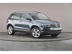 Quartz grey metallic Used 2021 Skoda Karoq SE Technology SUV | £15,844 (Fair price)