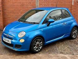 Blue Used 2014 Fiat 500 S Hatchback | £4,195 (Fair price)
