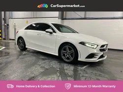 White Used 2020 Mercedes A180 AMG line Sedan | £15,697 (Fair price)