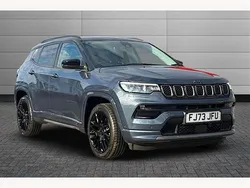 Blue shade with black roof Used 2023 Jeep Compass SUV | £23,490 (A bit pricey)