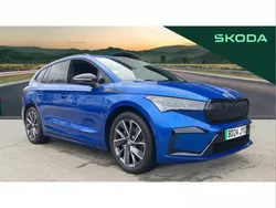 Blue Used 2024 Skoda Enyaq iV SportlinePlus SUV | £30,098 (Super price)