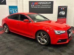 Red Used 2014 Audi A5 Sportback S-Line Hatchback | £9,250 (Fair price)