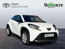 White Used 2023 Toyota Aygo PURE Hatchback | £11,750 (Fair price)