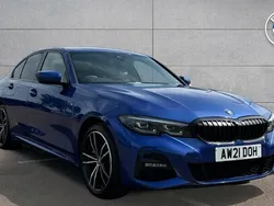 Blue Used 2021 BMW 330e M Sport Sedan | £22,700 (A bit pricey)