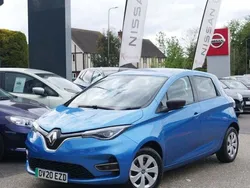 Blue Used 2020 Renault Zoe Play Hatchback | £8,440 (Fair price)