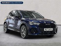 Blue New 2025 Audi Q3 Black Edition SUV | £37,418 (Fair price)