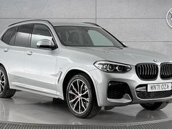 Silver Used 2021 BMW X3 M Sport SUV | £34,950 (Fair price)
