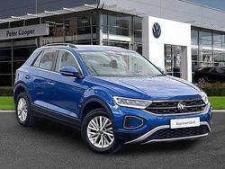 Blue Used 2023 VW T-Roc Life SUV | £19,292 (Fair price)