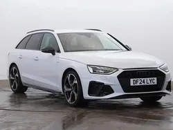 White Used 2024 Audi A4 Black Edition Estate | £29,950 (Fair price)