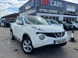White Used 2014 Nissan Juke Visia SUV | £3,990 (Fair price)