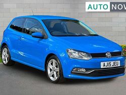 Blue Used 2015 VW Polo SEL Hatchback | £10,146 (Fair price)