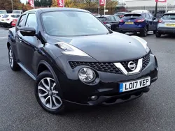 Black Used 2017 Nissan Juke Tekna+ SUV | £7,850 (Fair price)