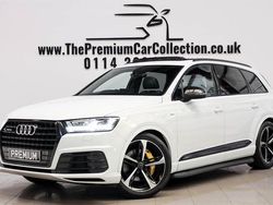 Glacier white Used 2019 Audi Q7 Black Edition SUV | £31,980 (Fair price)