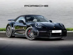 Jet black metallic Used 2023 Porsche 911 Turbo Cabriolet | £144,900
