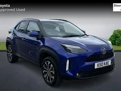 Blue Used 2024 Toyota Yaris Hybrid Design Hatchback | £23,698